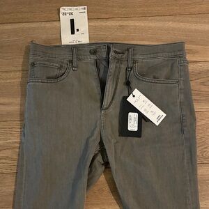 Rag & Bone Men's Slim Jeans in Gray